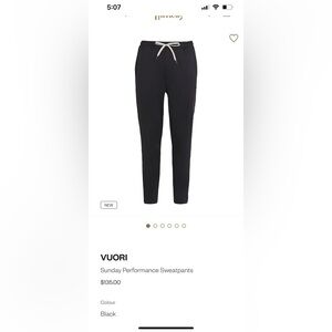 Vouri Sunday Performance Sweatpants